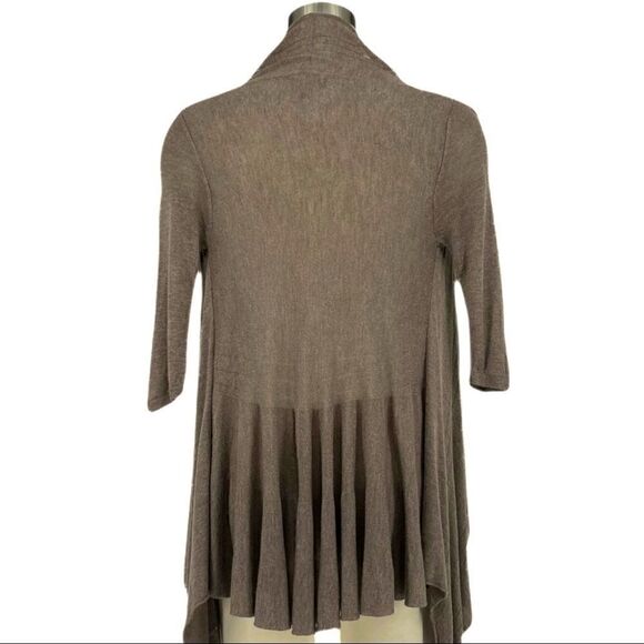 EXPRESS Open Front Waterfall Cardigan - Picture 5 of 10